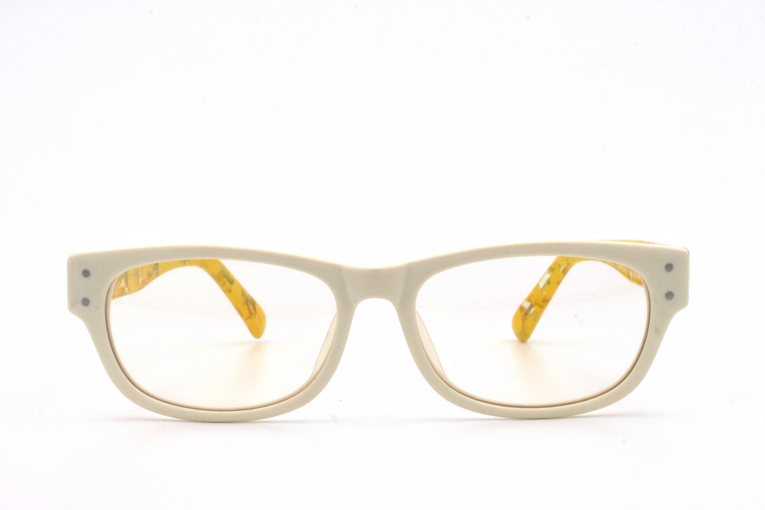 WHITE-WAYFARER-KID'S EYEGLASSES