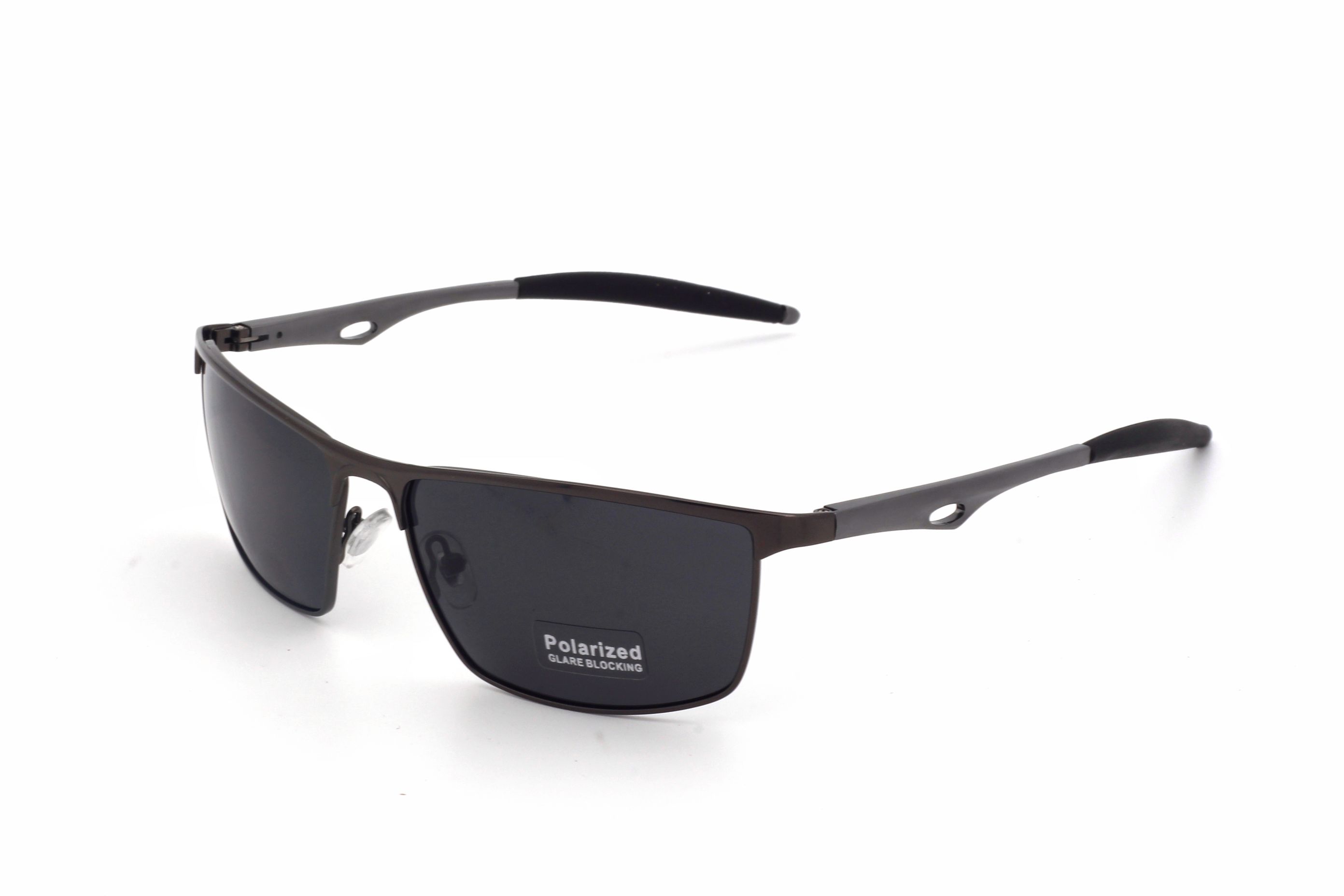 BLACK-POLARIZED-RECTANGLE-MEN'S SUNGLASSES