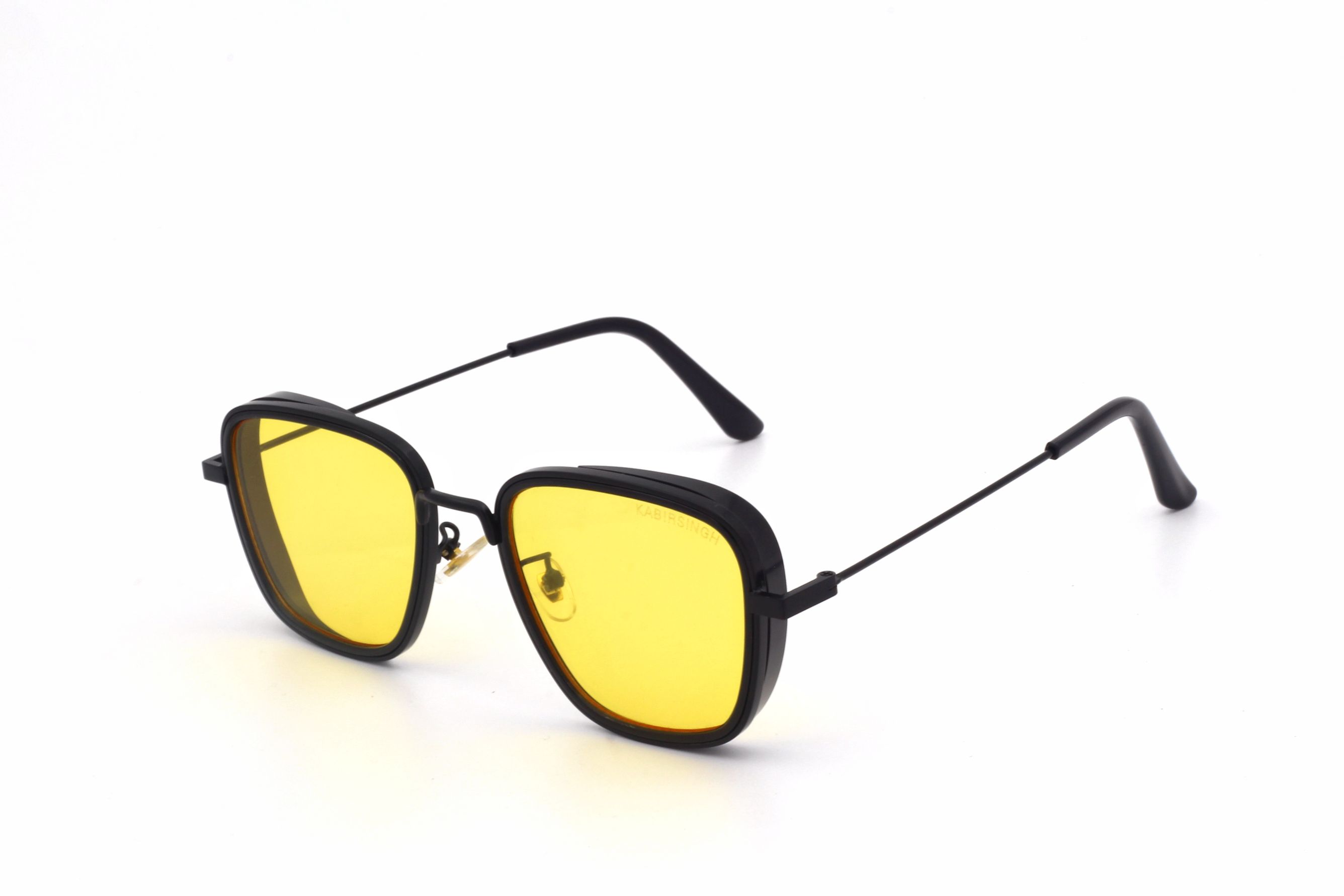 KABIRSIN-YELLOW-SQUARE-MEN'S SUNGLASSES