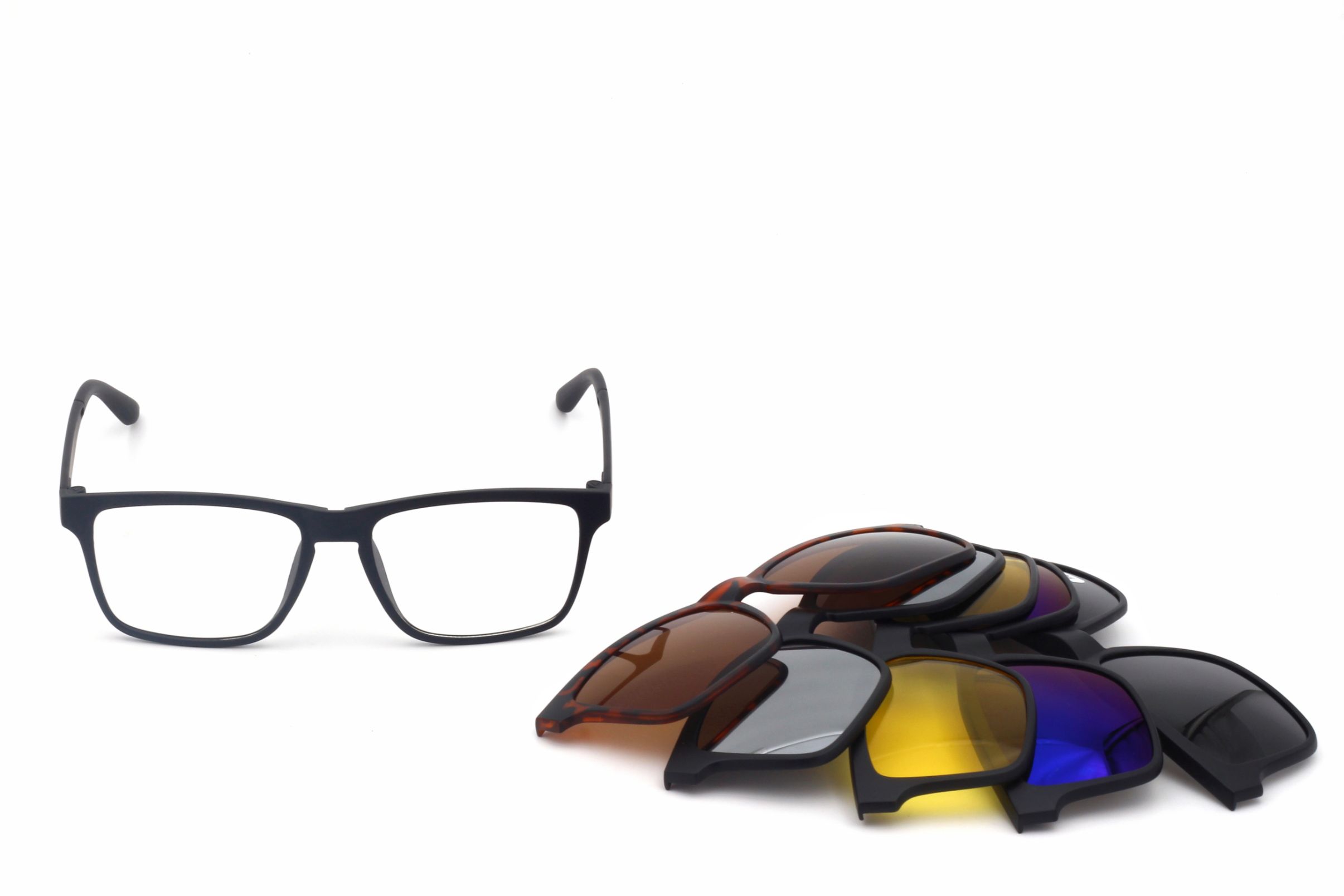 5 IN 1 CLIP ON-MEN'S SUNGLASSES