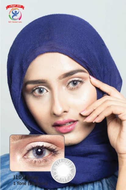 J101 GRAY - 1 TONE - POWER SOFT CONTACT LENSES