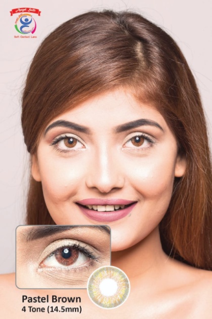 PASTEL BROWN - 4 TONE - NO POWER SOFT CONTACT LENSES