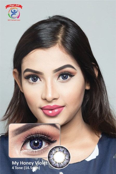 MY HONEY VIOLET- 4 TONE- POWER SOFT CONTACT LENSES