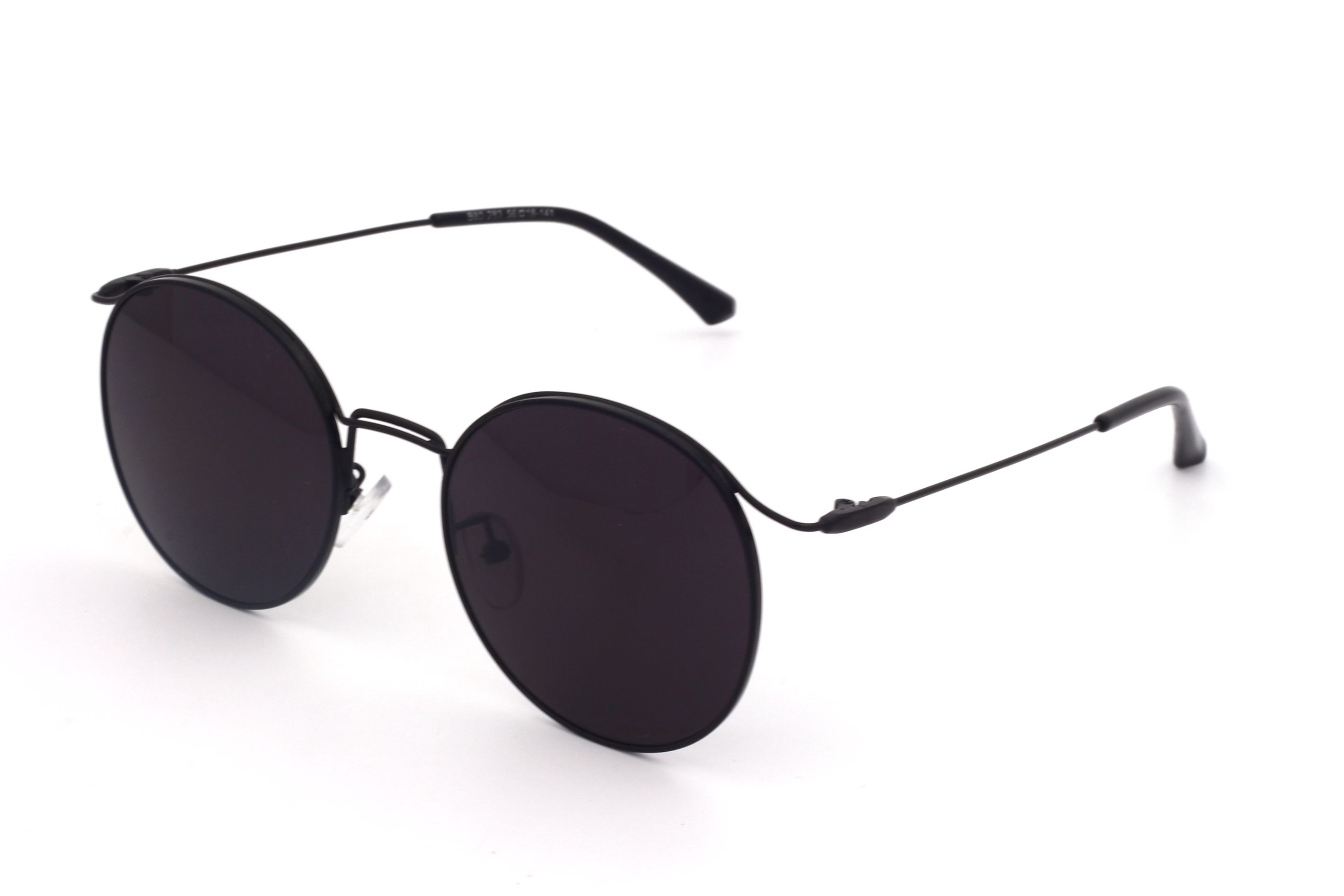 BLACK-ROUND-MEN'S SUNGLASSES