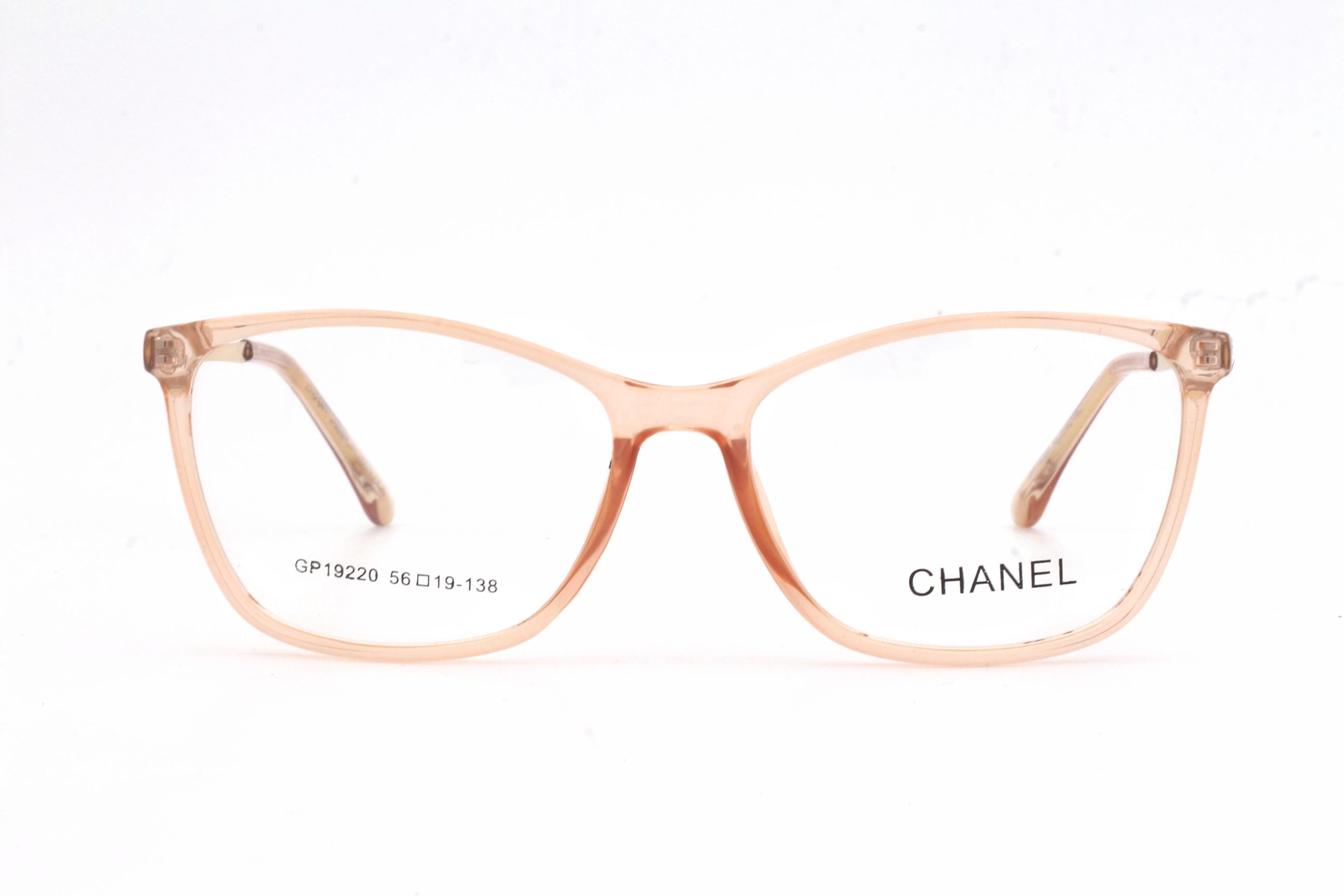 CHANEL-TRANSPARENT HUNY-RECTANGLE-WOMEN'S EYEGLASSES