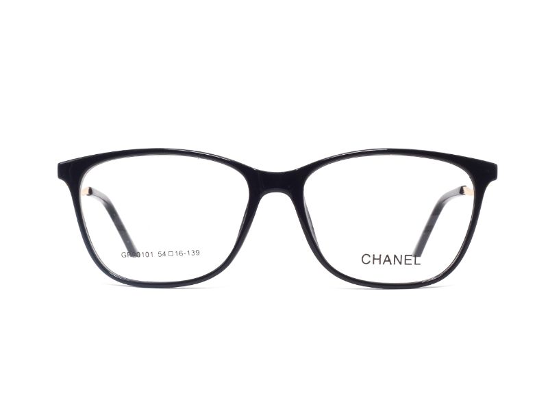 CHANEL-BLACK-RECTANGLE-WOMEN'S EYEGLASSES