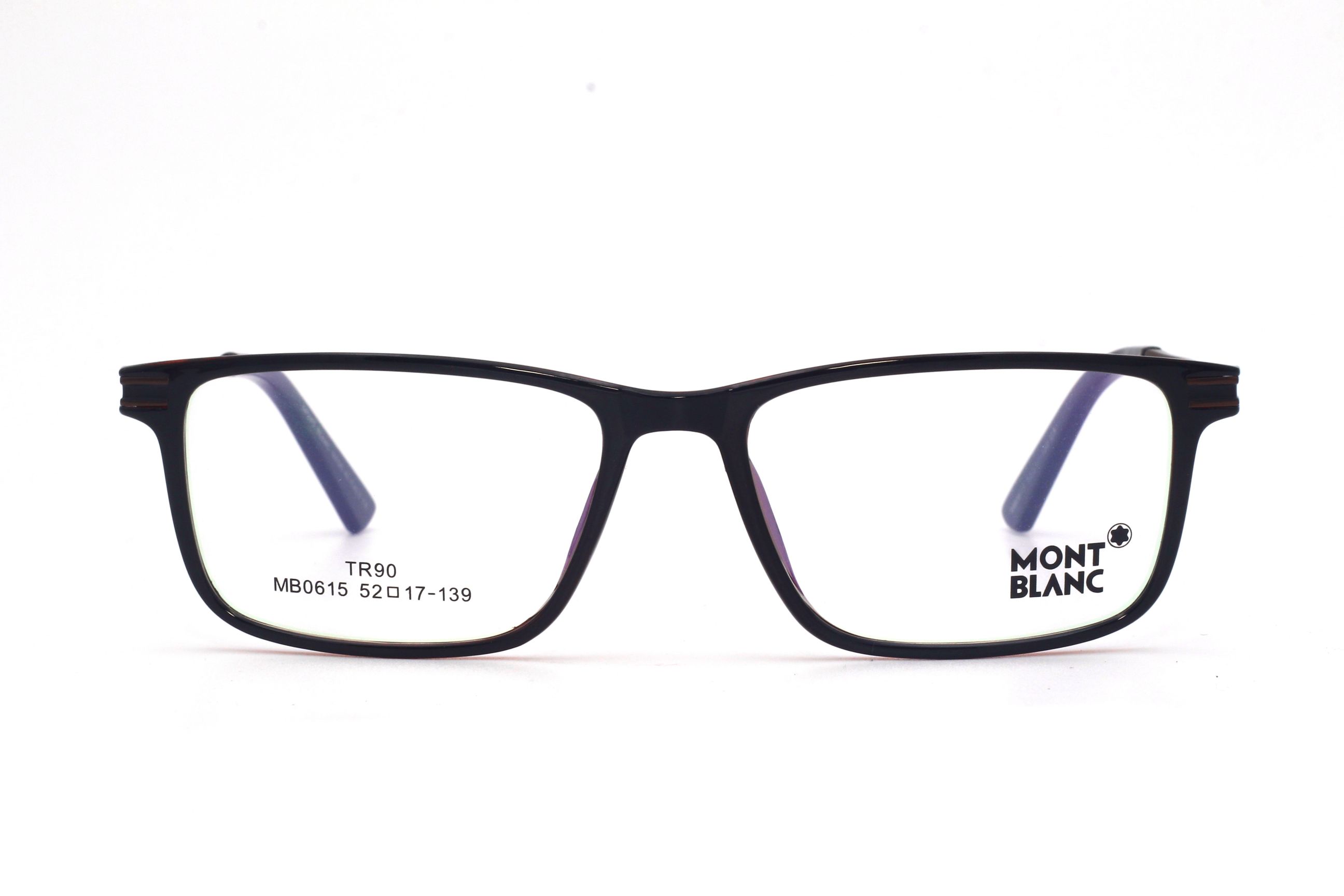MONT BLACK-BLACK-RECTANGLE- MEN'S EYEGLASSES