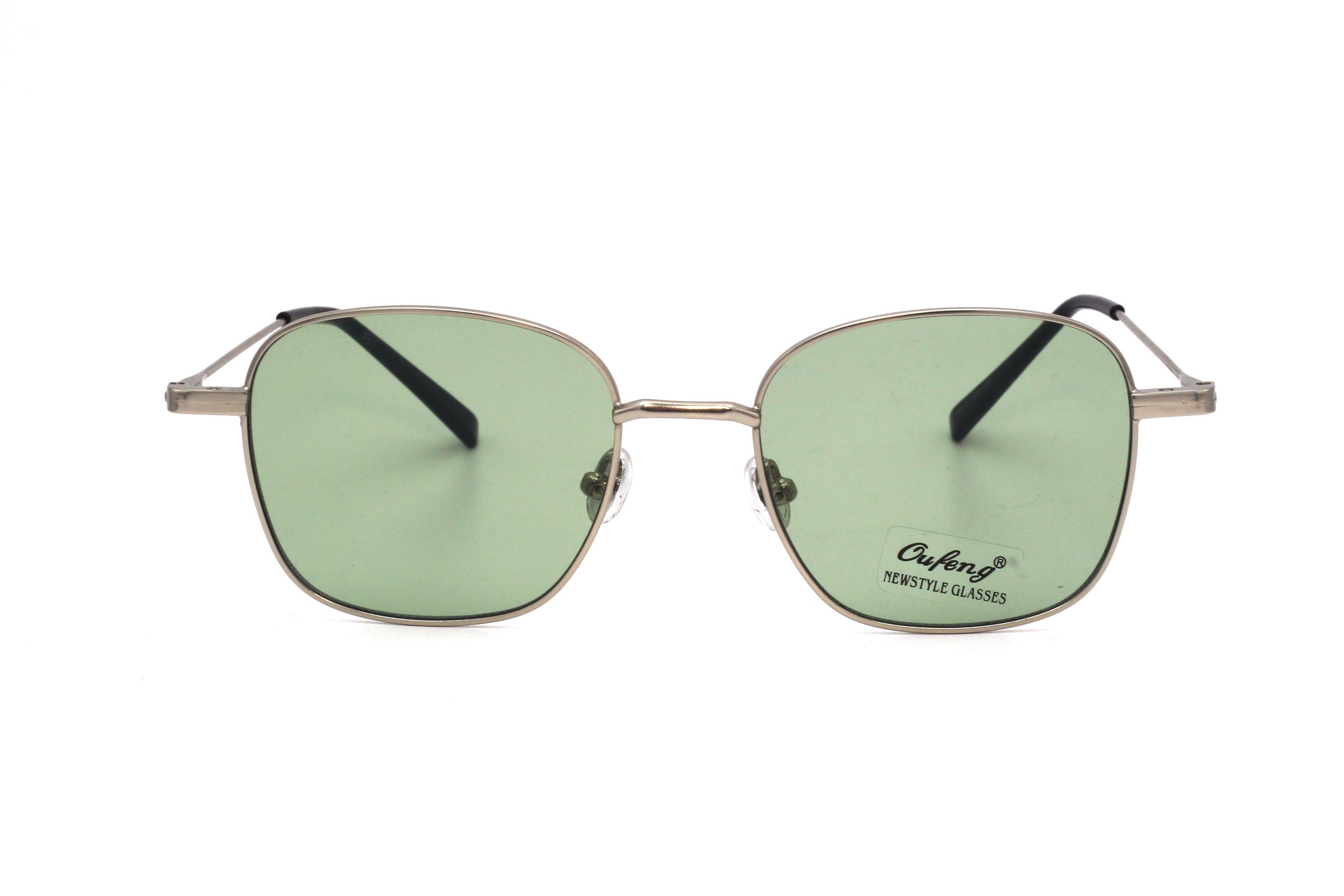 GREEN-SQUARE-MEN'S SUNGLASSES