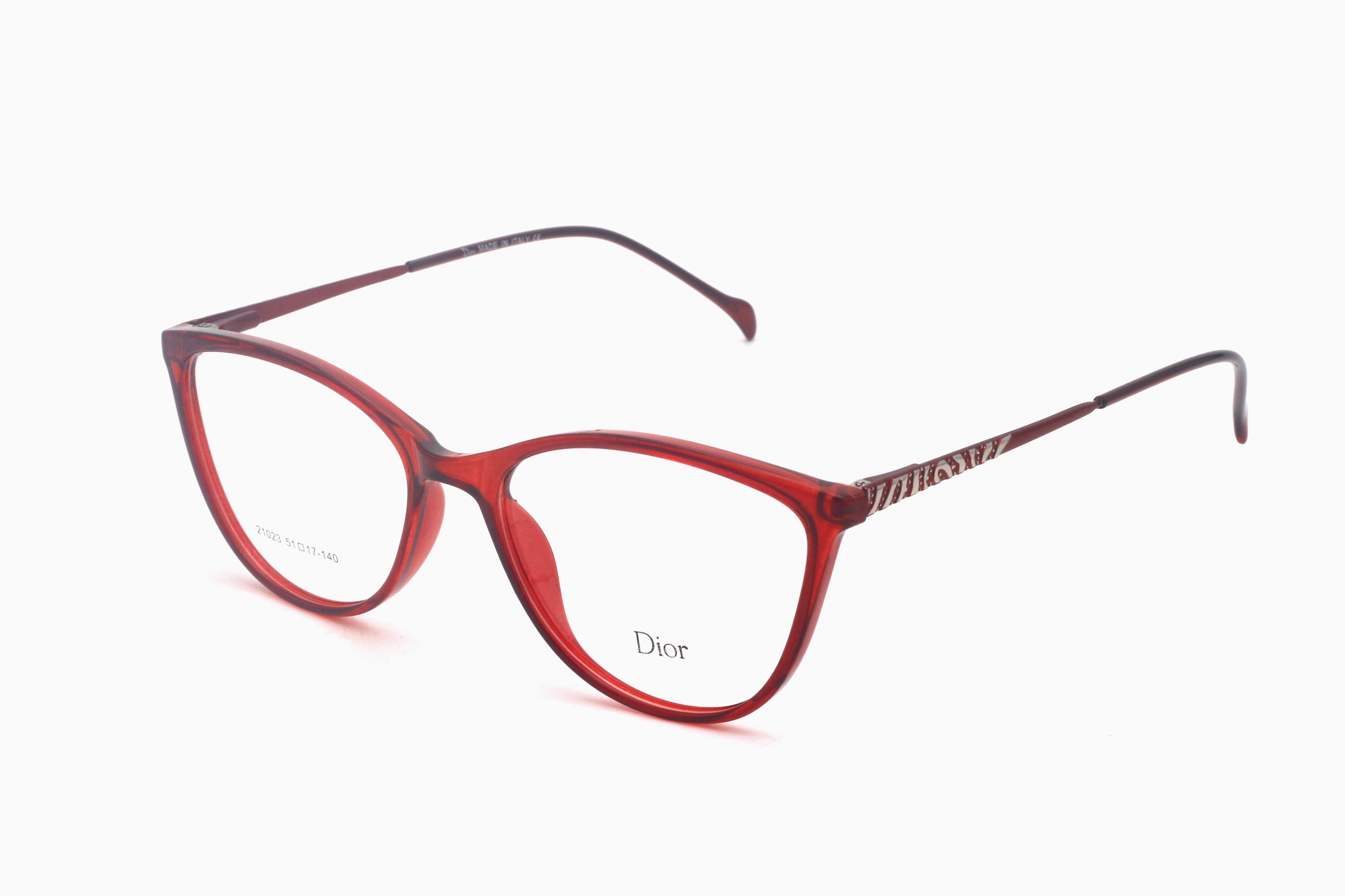 DIOR-MAROON-BUTTERFLY-WOMEN'S EYEGLASSES