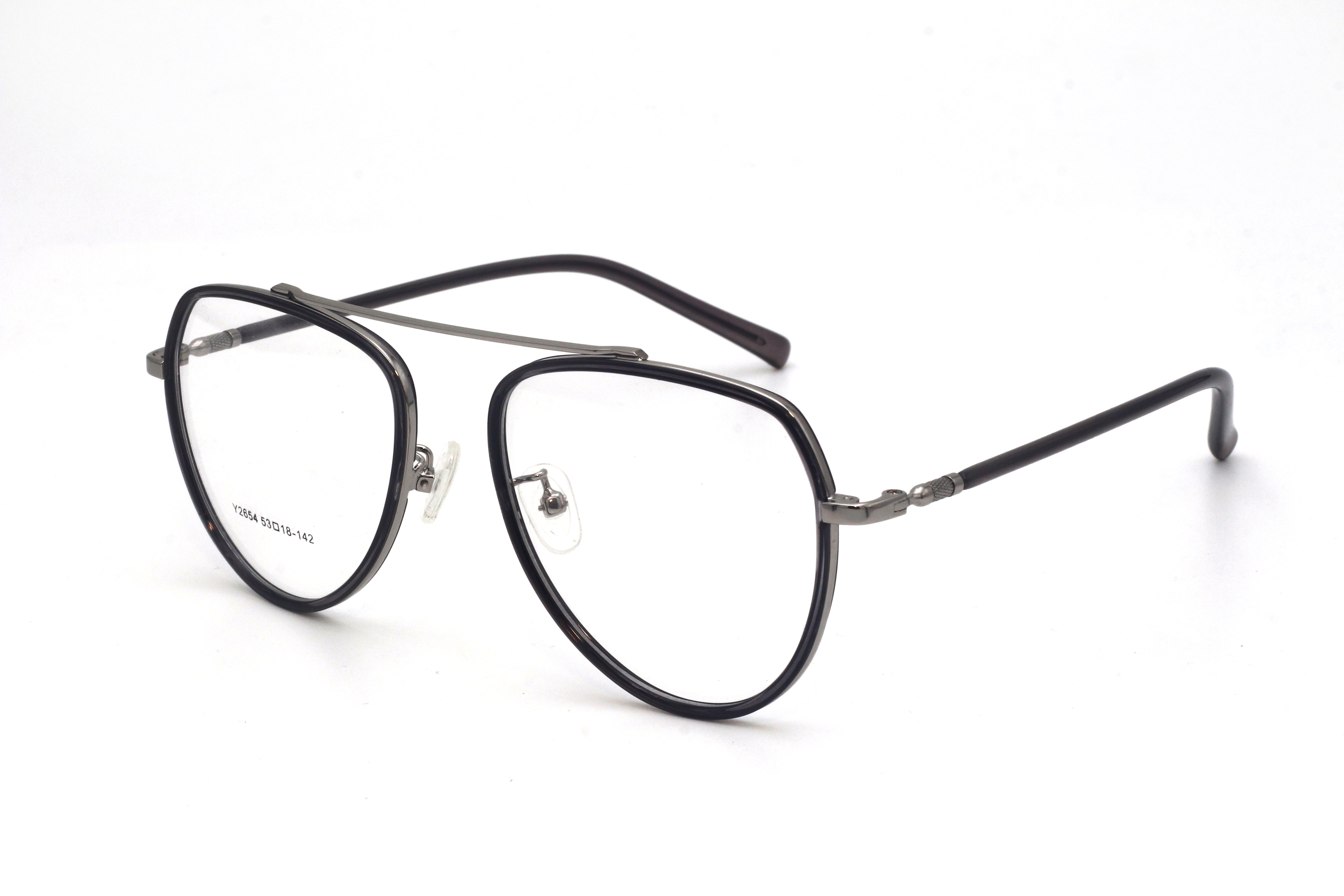 BLACK-PILOT-MEN'S EYEGLASSES