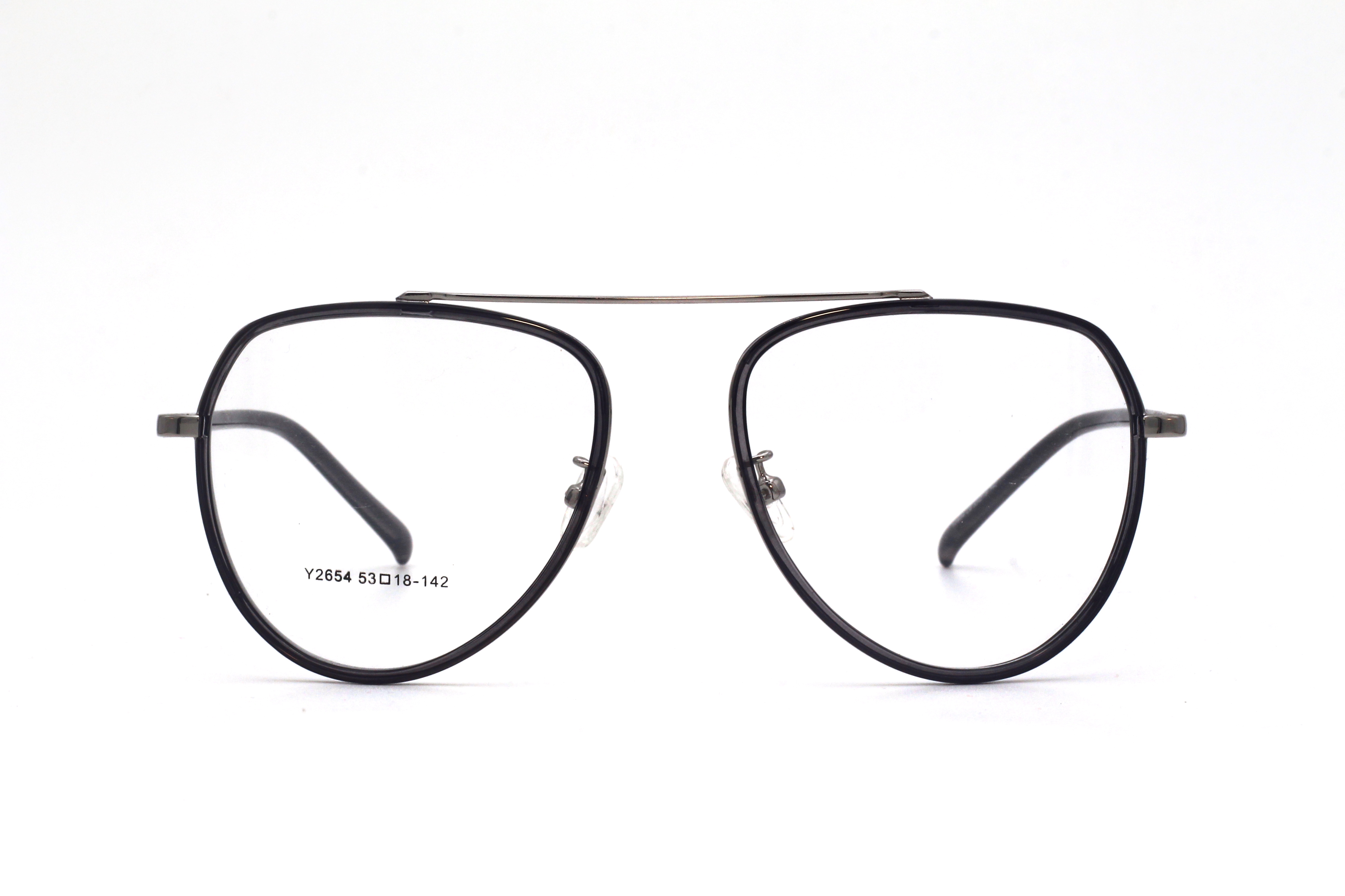 BLACK-PILOT-MEN'S EYEGLASSES