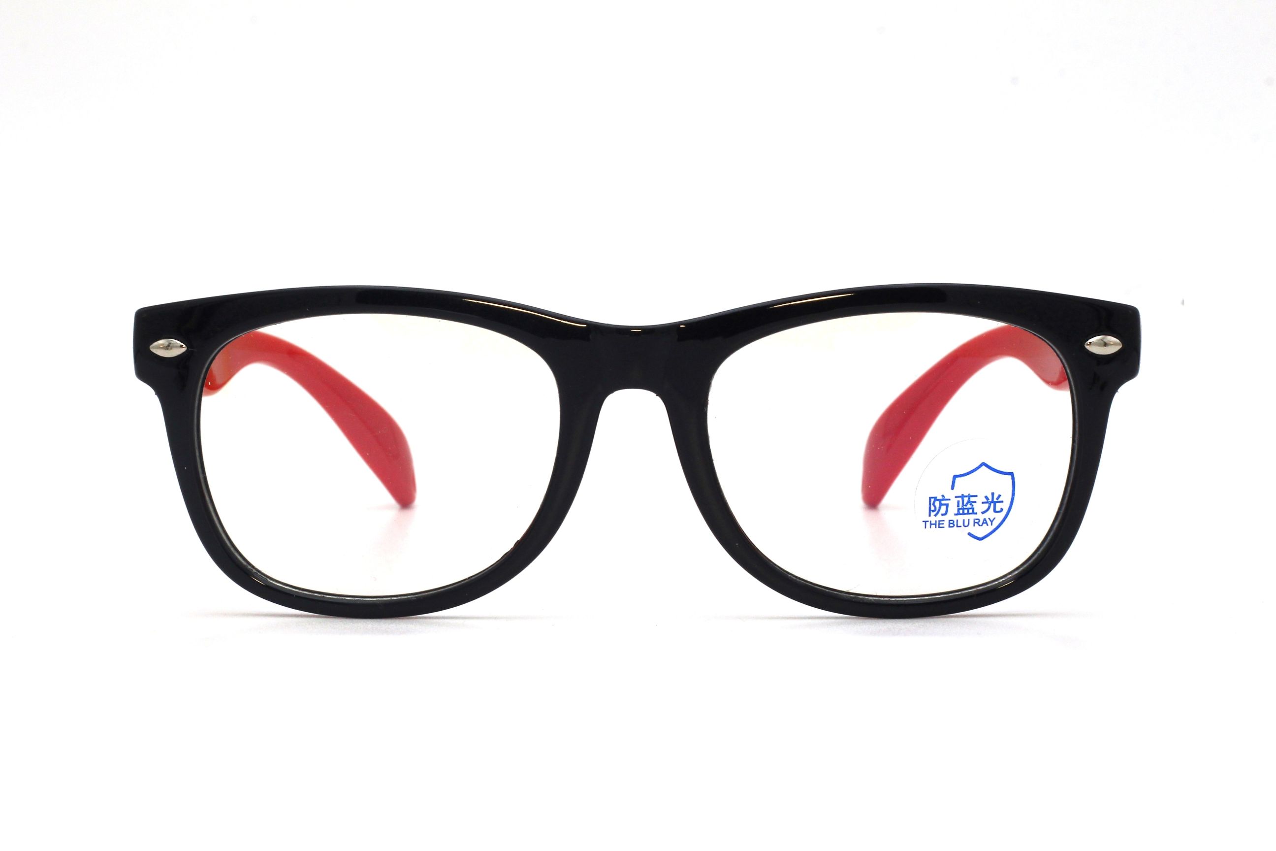 BLACK-WAYFARER-ANTI BLUE LIGHT-KID'S-EYEGLASSES