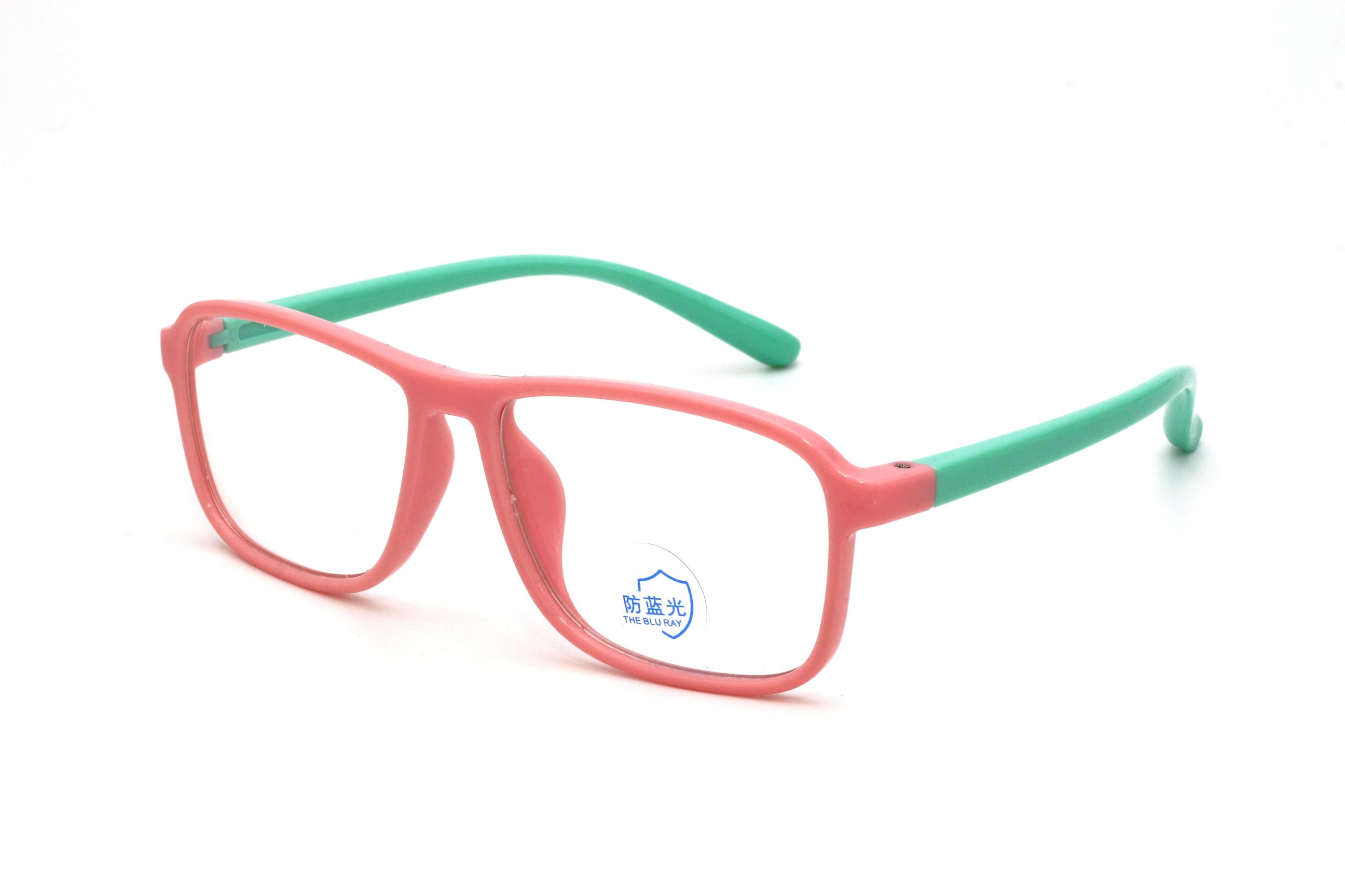 BLACK-RECTANGLE-ANTI BLUE LIGHT-KID'S-EYEGLASSES