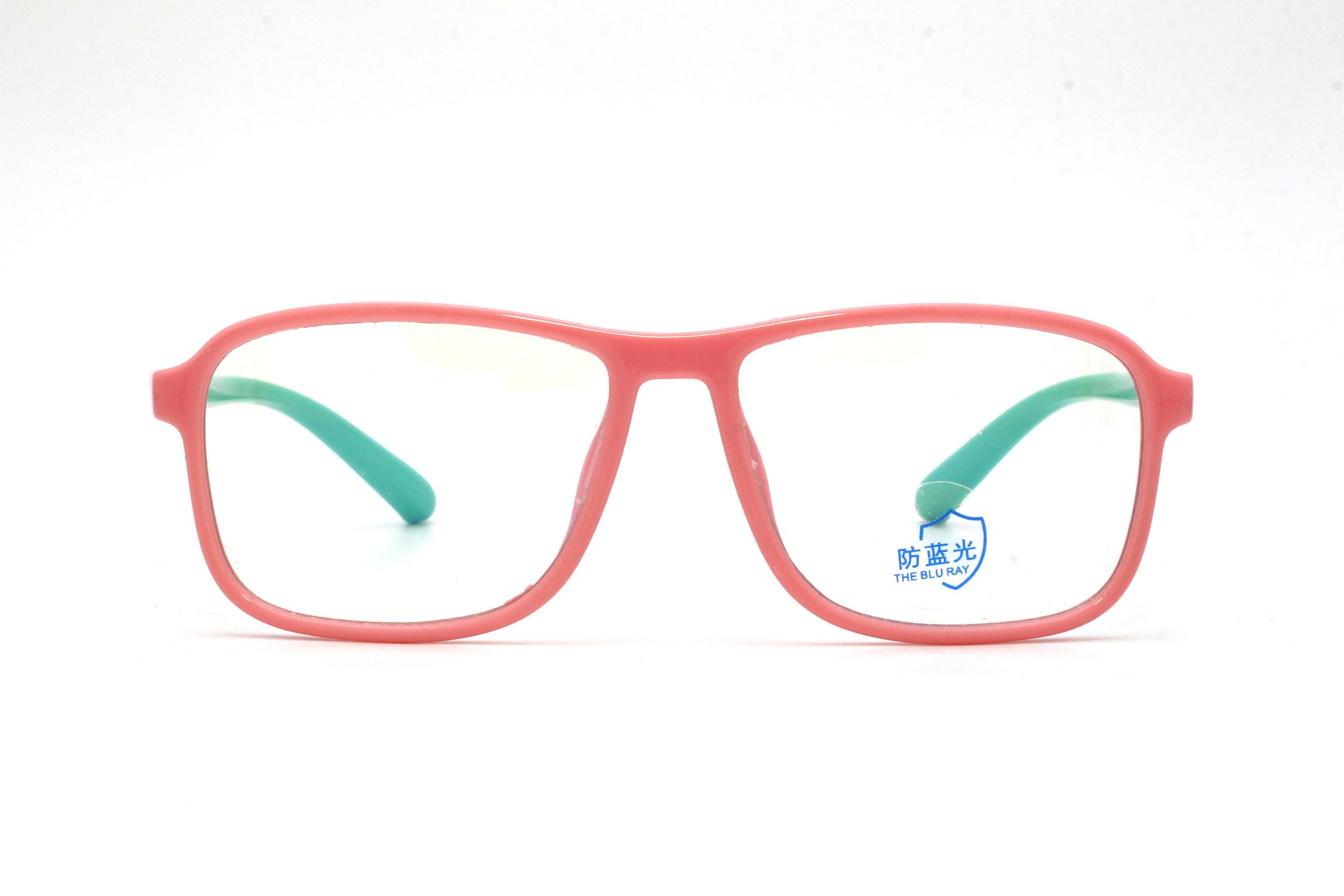 BLACK-RECTANGLE-ANTI BLUE LIGHT-KID'S-EYEGLASSES