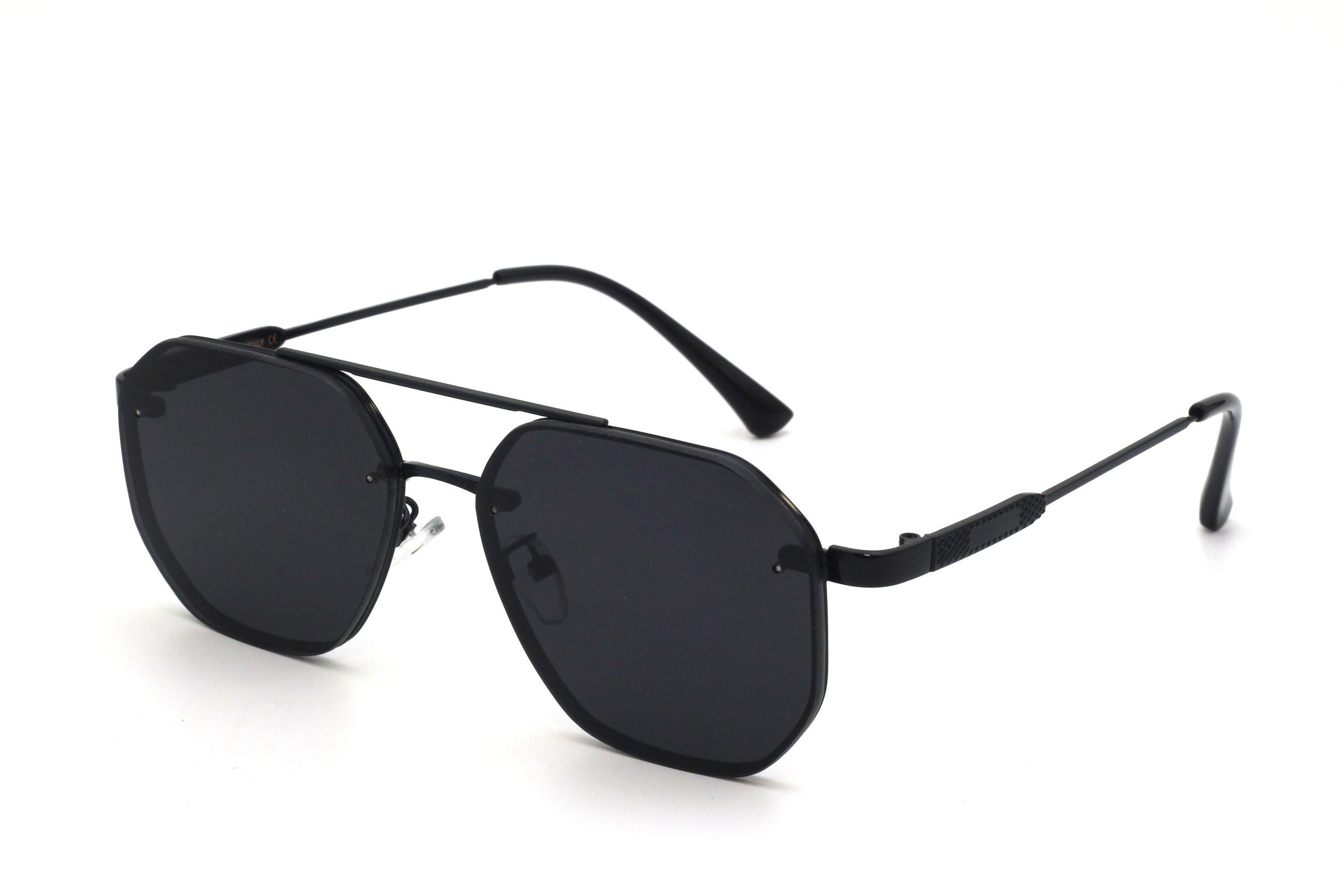 BLACK-SQUARE-DOUBLE BRIDGE-WOMEN'S-SUNGLASSES