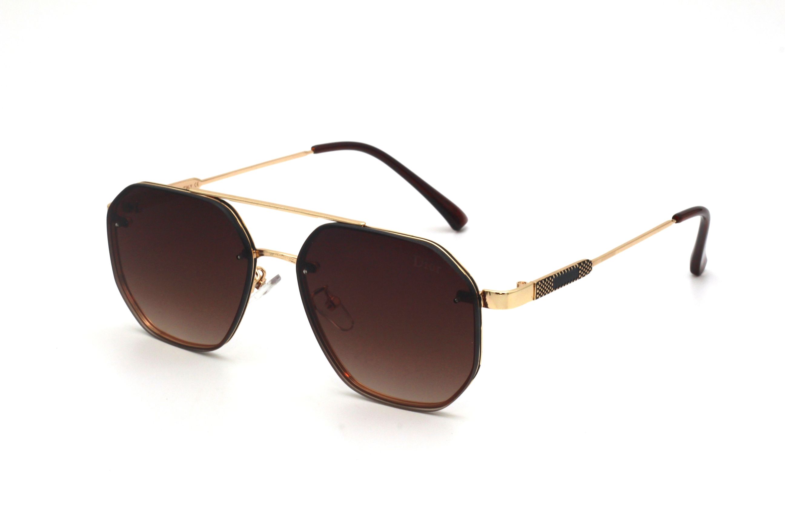 BISTRE-SQUARE-DOUBLE BRIDGE-WOMEN'S-SUNGLASSES