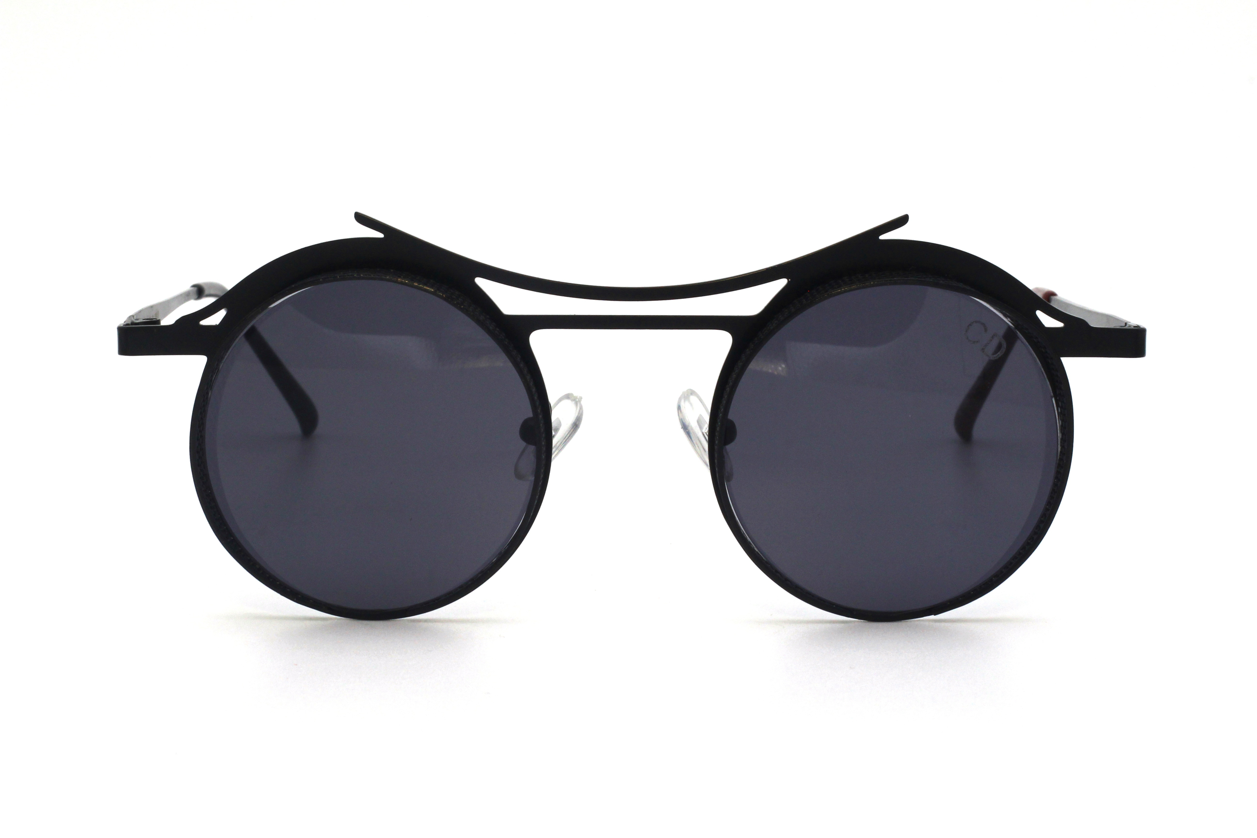 BLACK-ROUND-MEN'S-SUNGLASSES