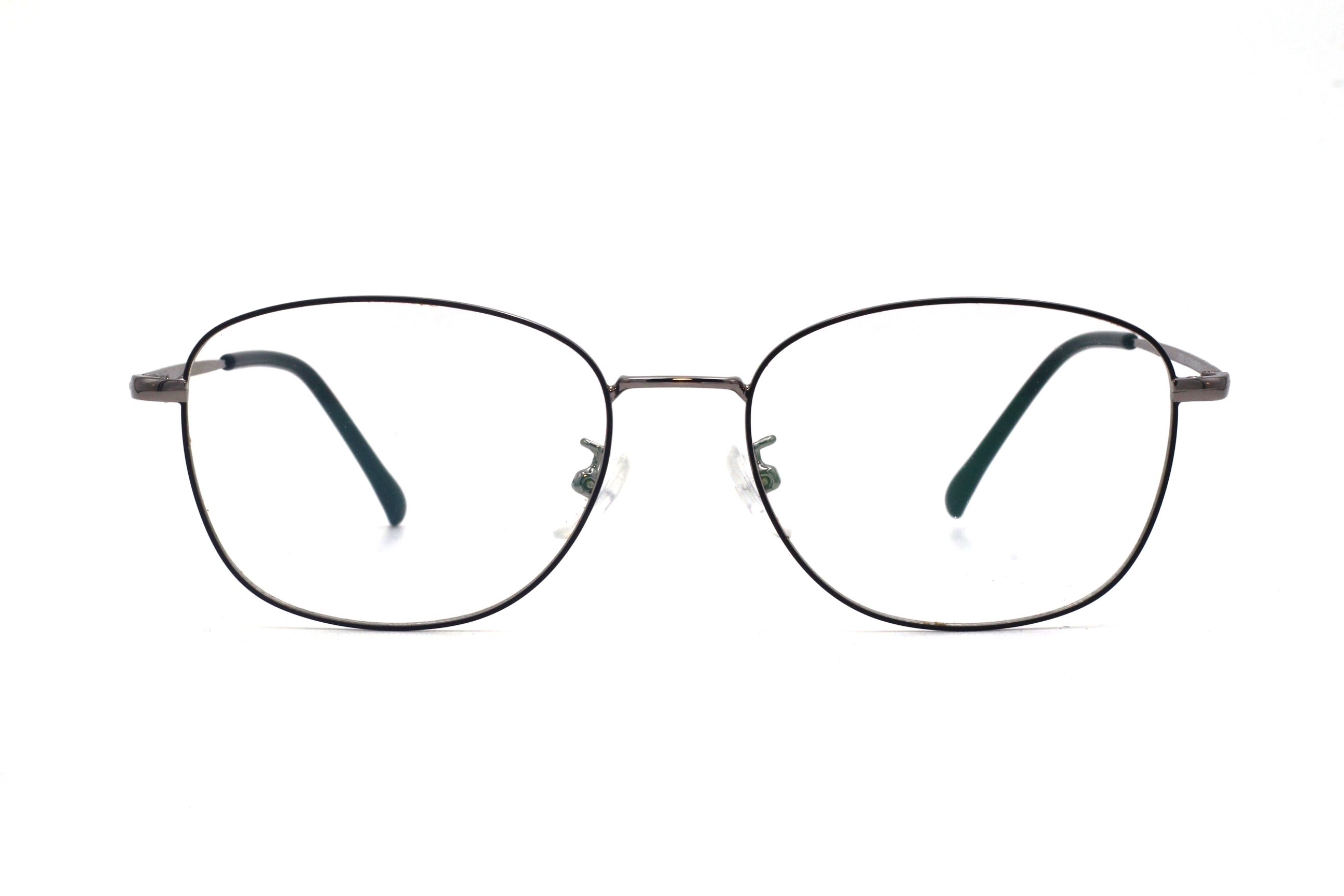 SILVER-RECTANGLE-MEN'S EYEGLASSES