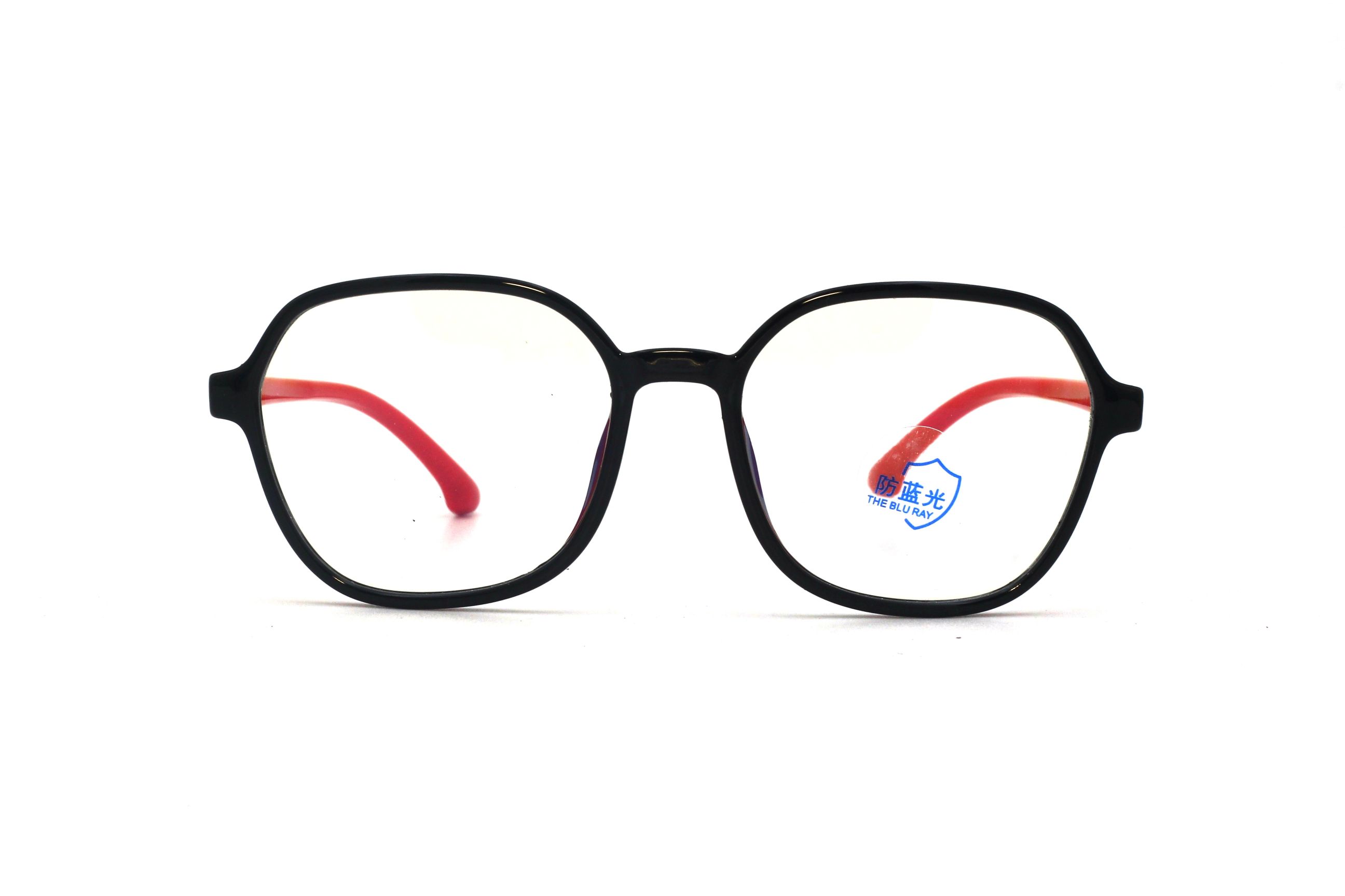 RED-SQUARE-ANTI BLUE LIGHT-KID'S-EYEGLASSES