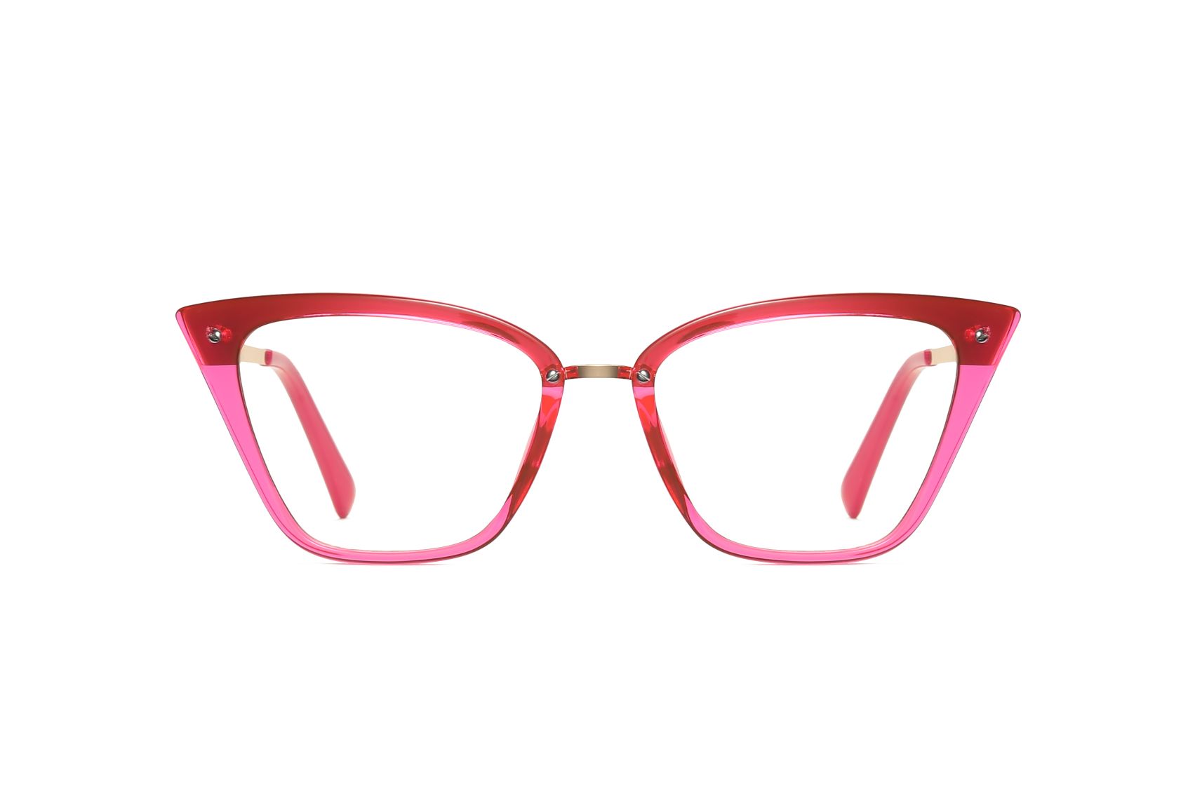 PALE CARMINE-CAT EYE-PREMIUM-WOMEN'S  EYEGLASSES
