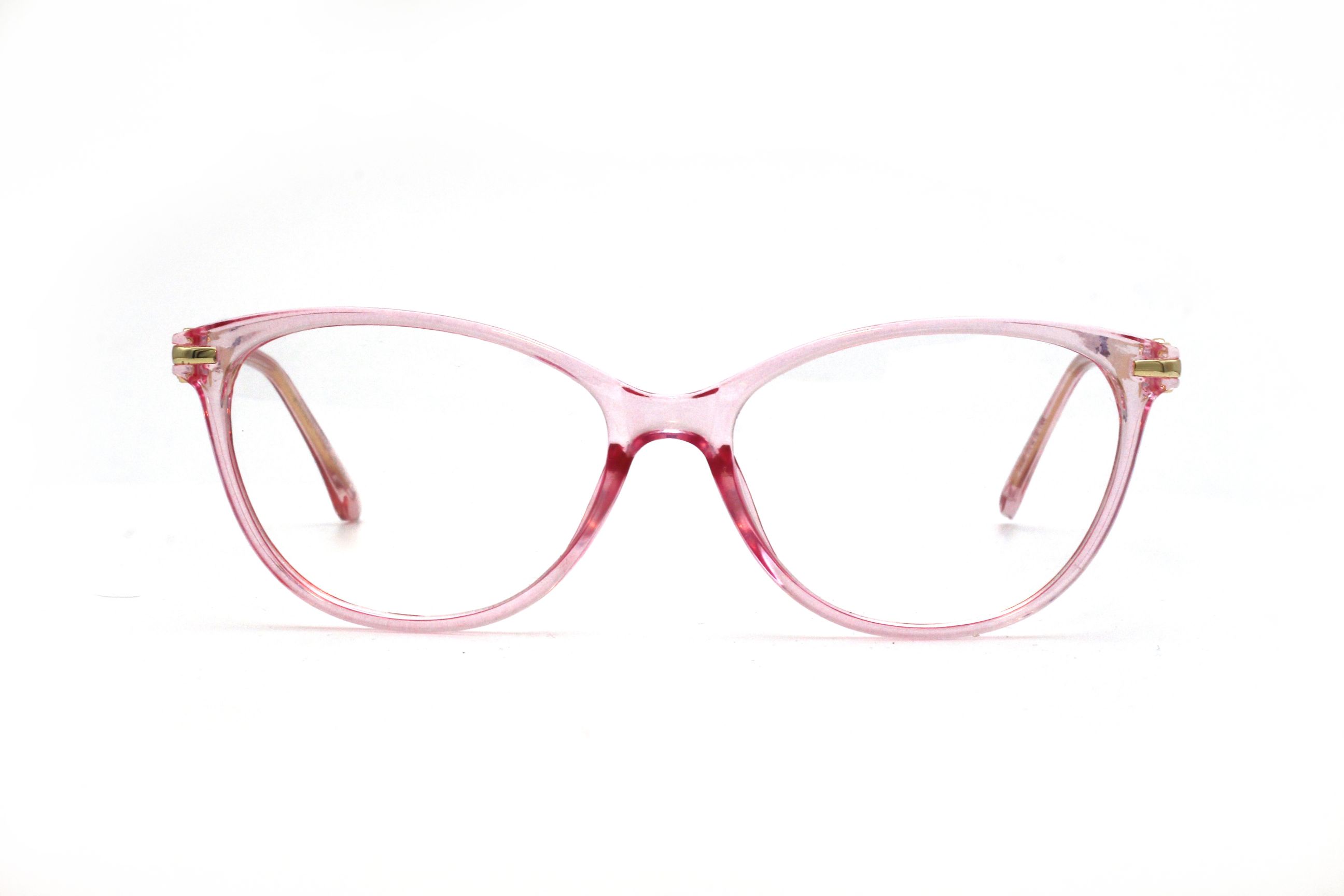 TRANSPARENT PINK-BUTTERFLY-PREMIUM-WOMEN'S  EYEGLASSES