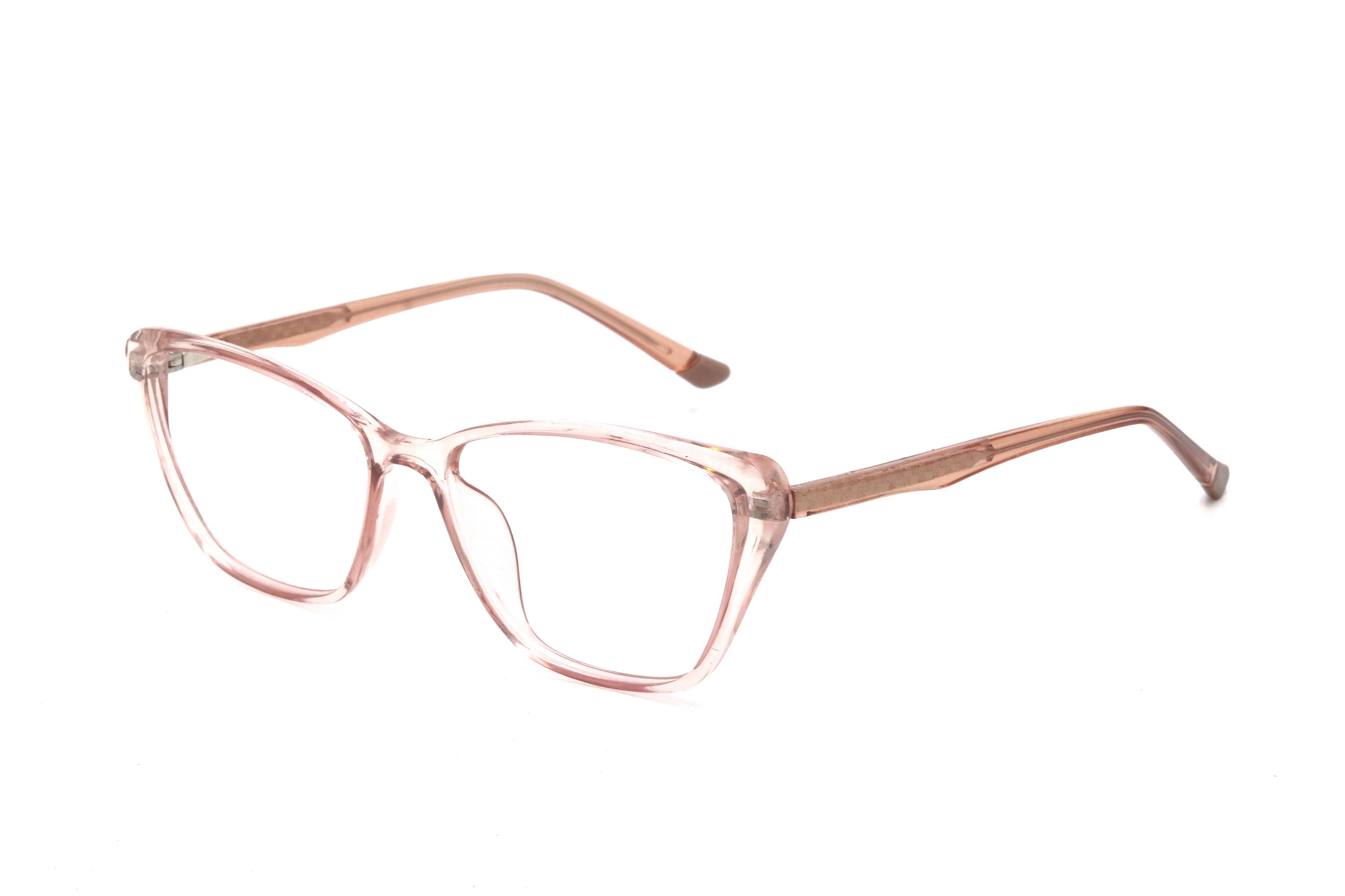 TRANSPARENT ROSY BROWN-BUTTERFLY-PREMIUM-WOMEN'S EYEGLASSES
